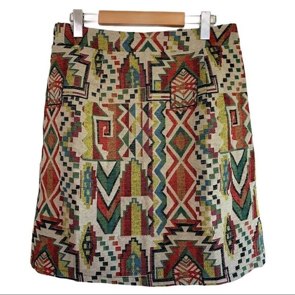 Solitaire Dresses & Skirts - Solitaire by Ravi Khosla NWT Tribal Print Skirt